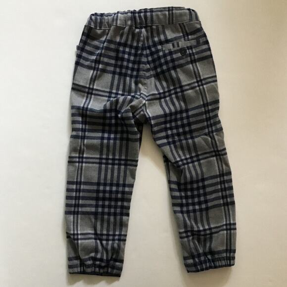 Il Gufo Gray/Navy Plaid Trousers - Picture 6 of 6